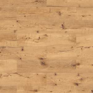 Világos tölgy hatású SPC padló teljes felület, természetes erezettel és markáns csomókkal