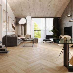 Arbiton Amaron Herringbone Acoustic Yankee Tölgy SPC Vinyl Padló