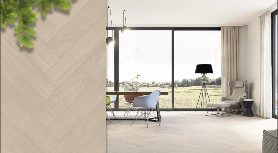 ter Hürne Hywood Herringbone Collection valódi fa halszálka padló